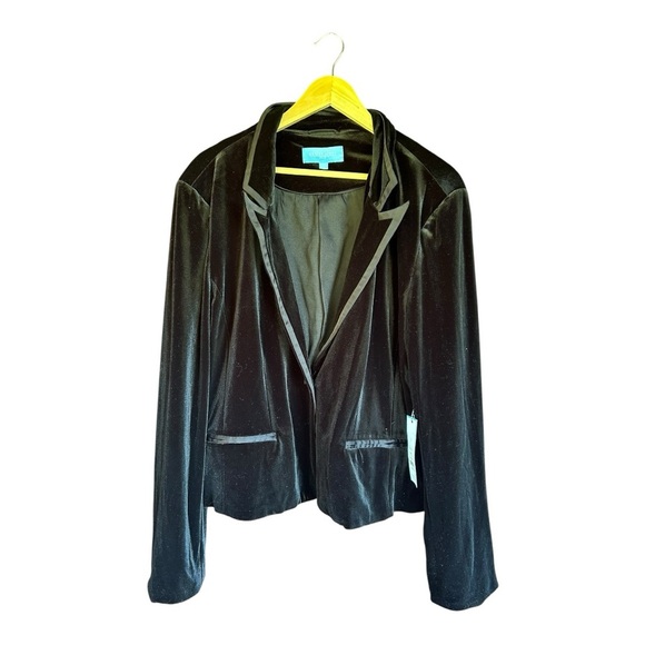 NWT Draper James Black Blazer Classic Suit Jacket Size XXL - Picture 1 of 5